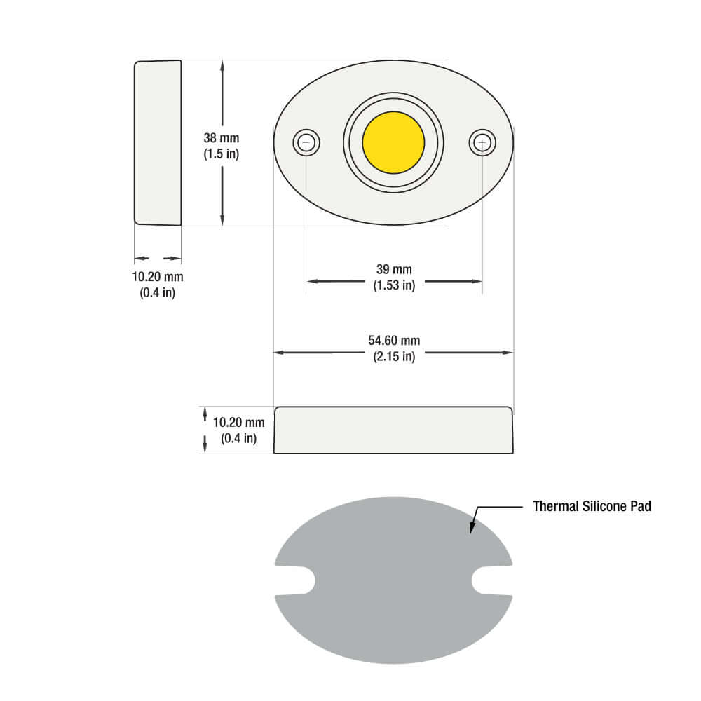 CBAC-84-30135-120-4000-G12 COB Paragon LED Module