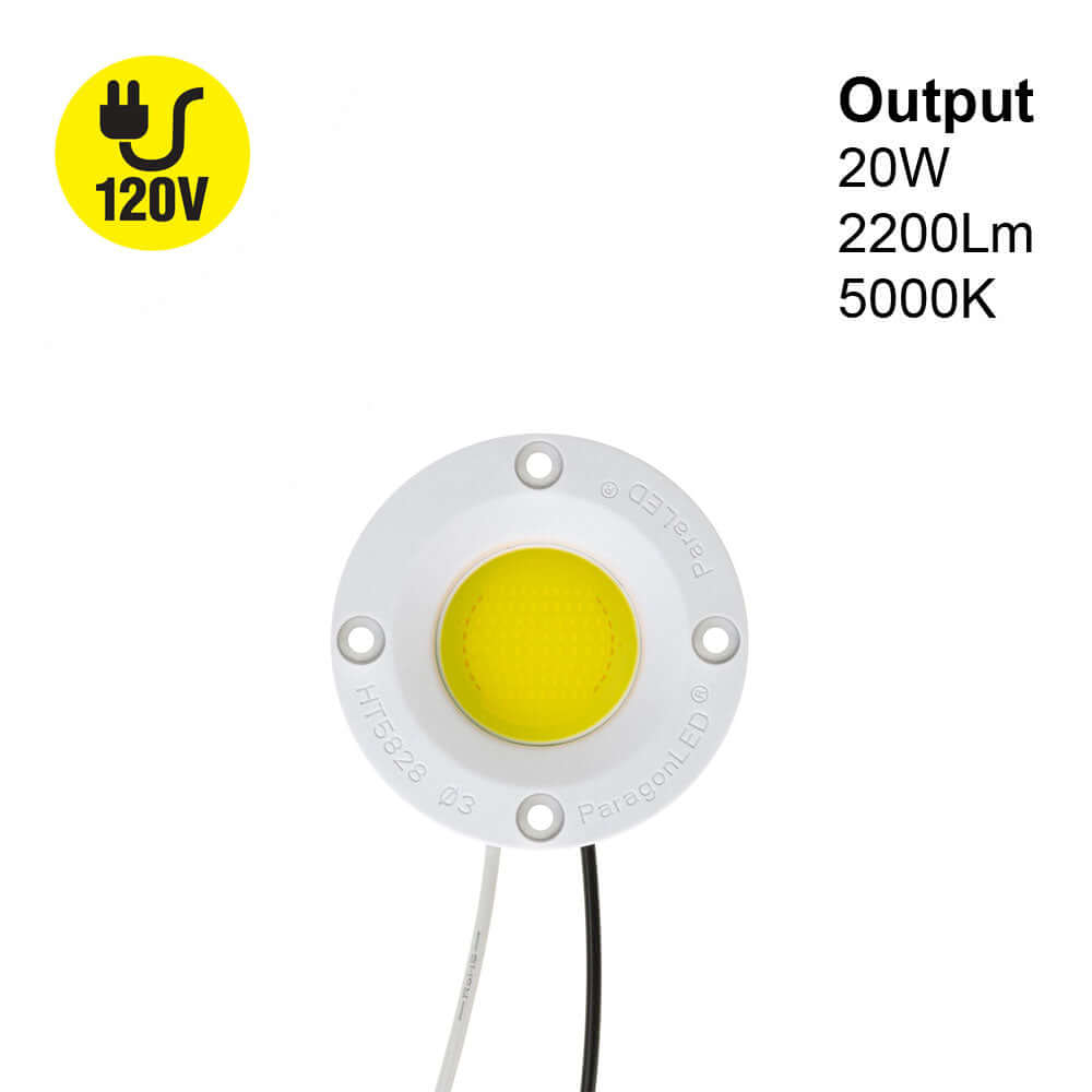 Paragon LED Module 20W 5000K with HT5828 Holder