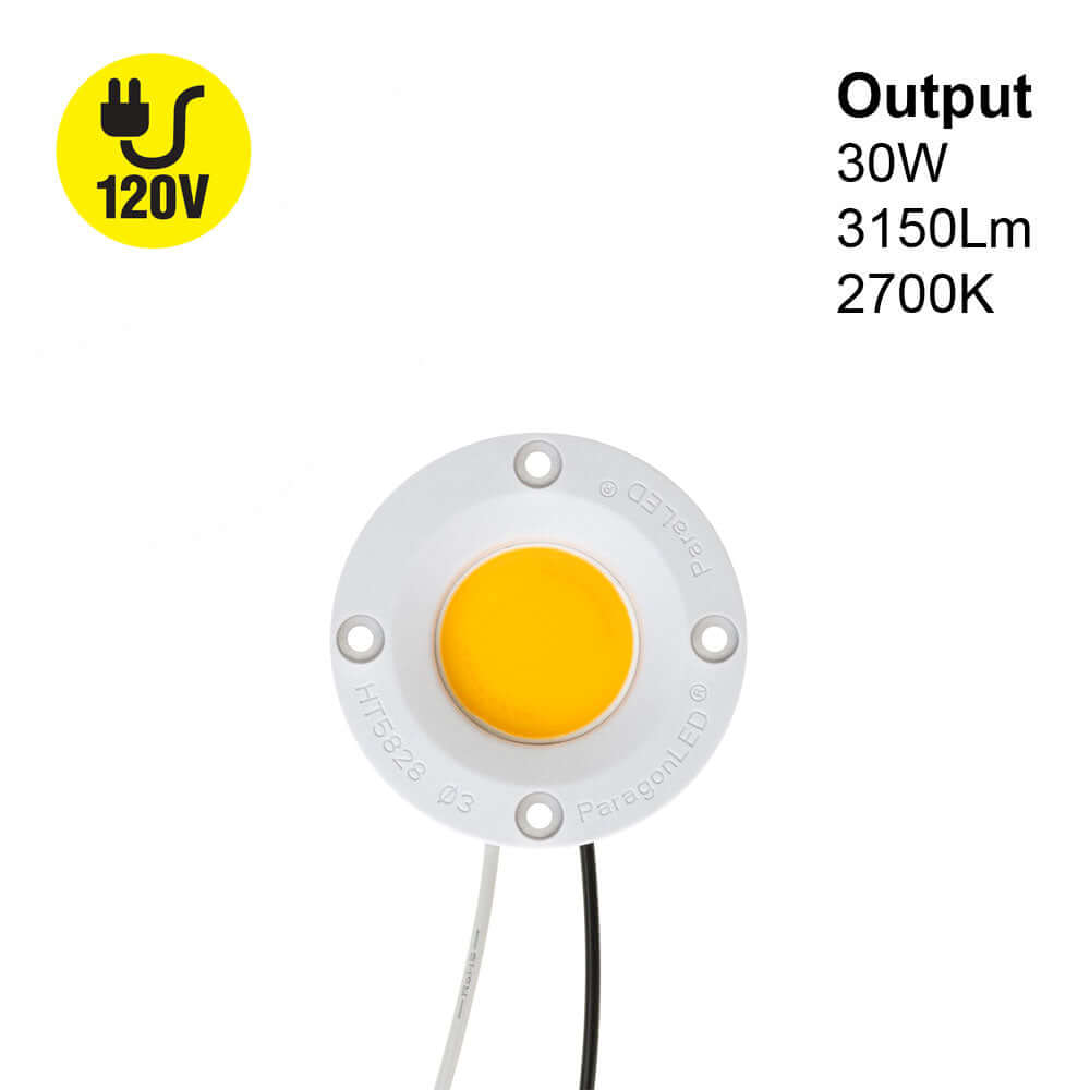 COB Paragon LED Module Light 120V 30W 3150Lm 2700K