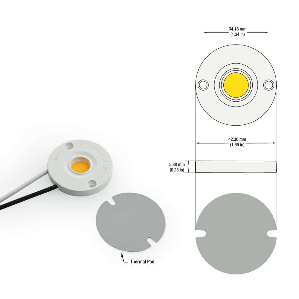 COB Paragon LED Module Light 120V 11W 880Lm 2700K
