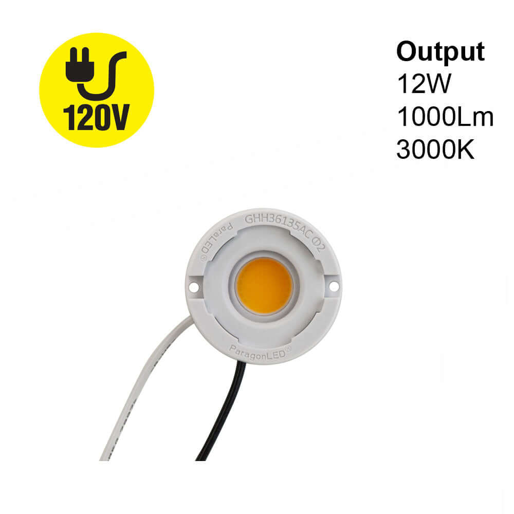 COB Paragon LED Module Light 120V 12W 1000Lm 3000K
