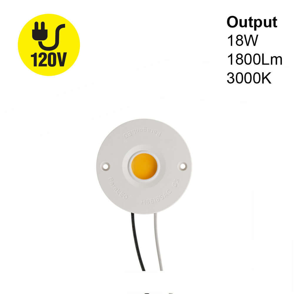 Paragon G13 COB LED Module 120V 18W 3000K