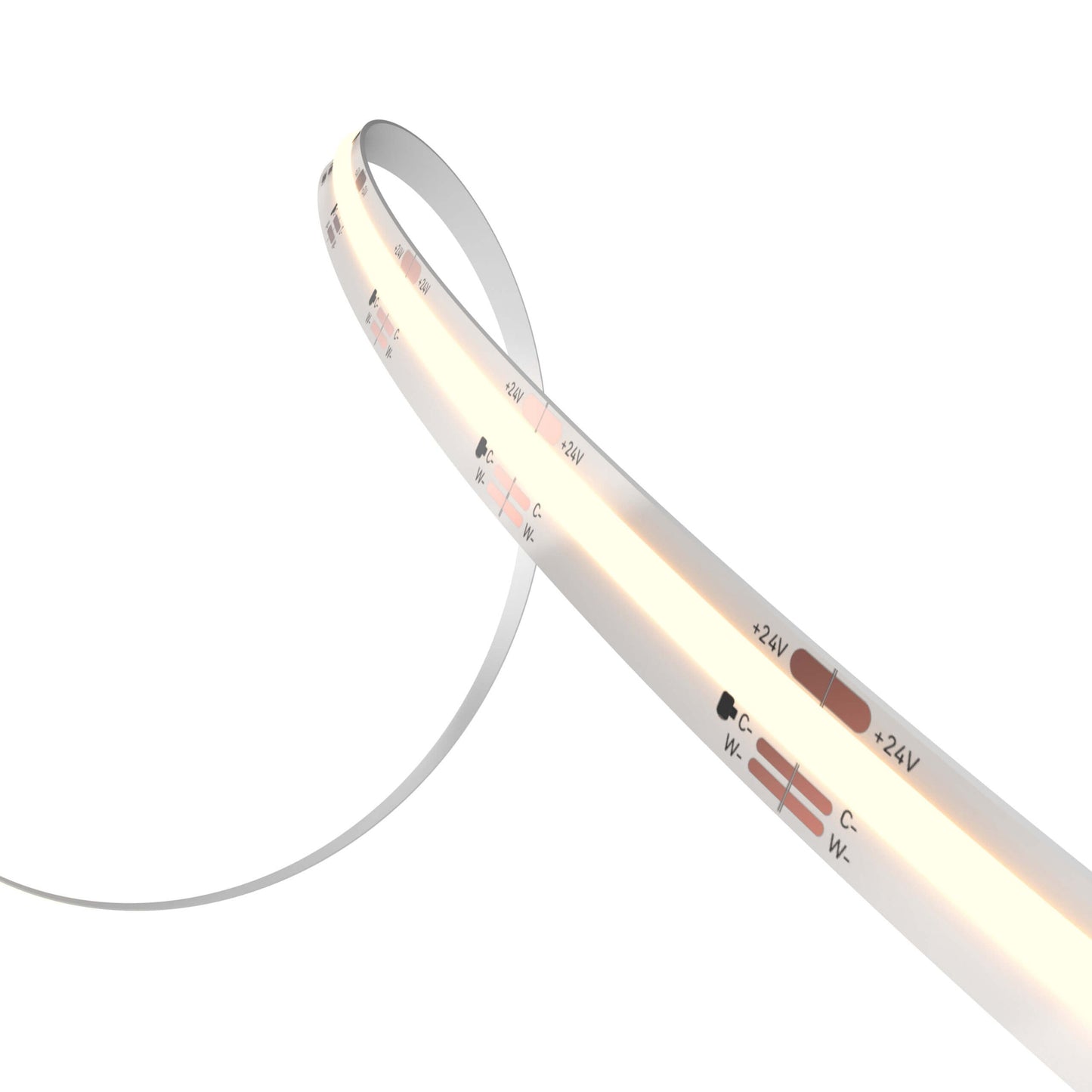 Dals 3M(10ft) Indoor LED Strip COB, 24V 18W 1590Lm CCT(2.7K, 3K, 3.5K, 4K, 5K)