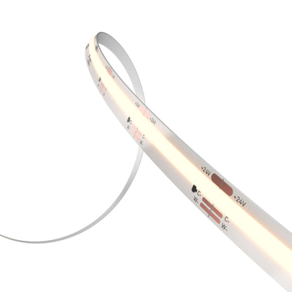 Dals 3M(10ft) Indoor LED Strip COB, 24V 18W 1590Lm CCT(2.7K, 3K, 3.5K, 4K, 5K)