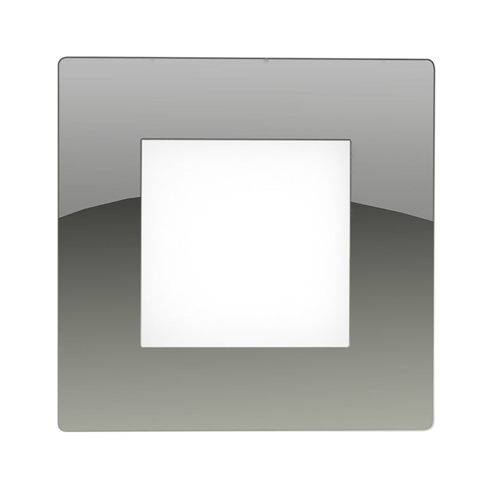 6 inch Square Flat LED Panel light, 12W 5CCT with FT6 rated wire