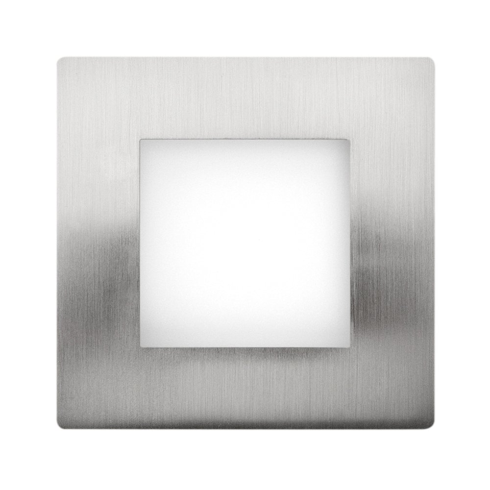 6 inch Square Flat LED Panel light, 12W 5CCT with FT6 rated wire, gekpower