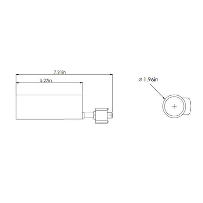 Votatec 10Watt White Track Light Head Triac Dimmable 120V 5CCT 36Degree