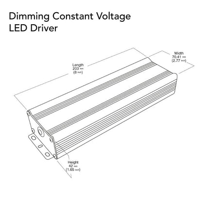 VBD-024-096DM Triac Dimmable Constant Voltage LED Driver, 24V 4A 96W, gekpower