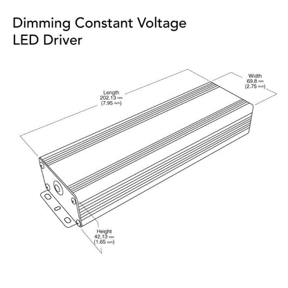 VEROBOARD 12V 80W Triac/0-10V Dimmable LED Driver (Multi Dimming+Junction Box) VBD-012-080VTD2JV2