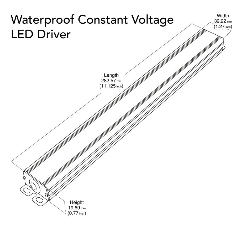 VEROBOARD Super Slim VBD-012-060VWSW Non-Dimmable LED Driver, 12V 5A 60W - GekPower