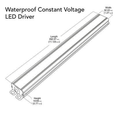 VEROBOARD Super Slim VBD-012-060VWSW Non-Dimmable LED Driver, 12V 5A 60W - GekPower