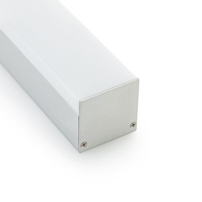 Square Diffuser Linear Aluminum LED Channel for LED Strips 1Meter(3.2ft) VBD-CH-S1, Gekpower